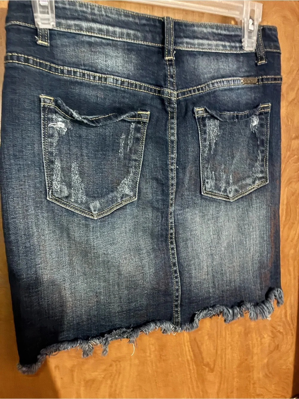 KanCan Buttons all the way Jean Skirt Size Small - Picture 3 of 5
